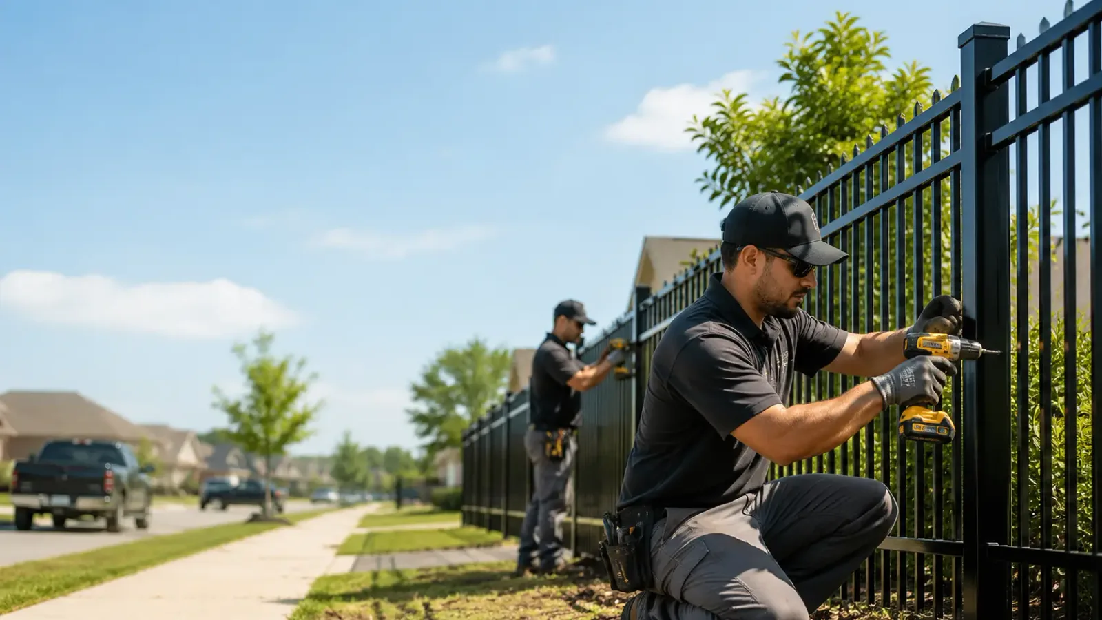 Metal Fence Installation in Delray Beach, FL